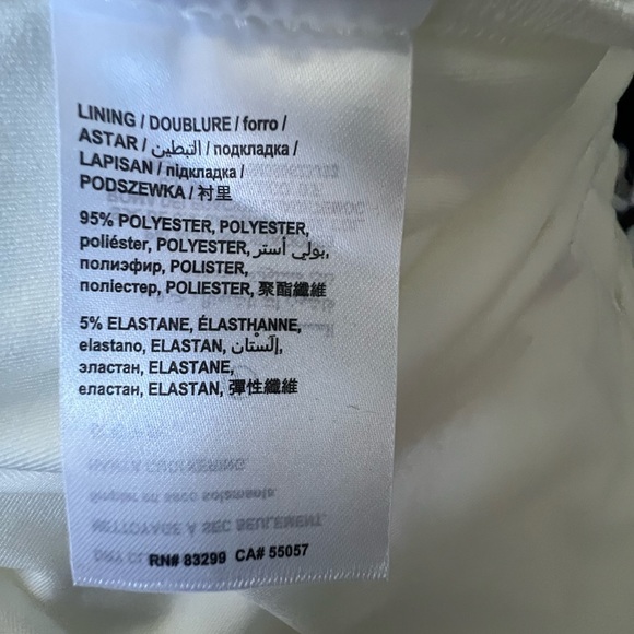 Bebe Asymmetrical Halter Neck Slinky Dress - Egret / M - Picture 16 of 16